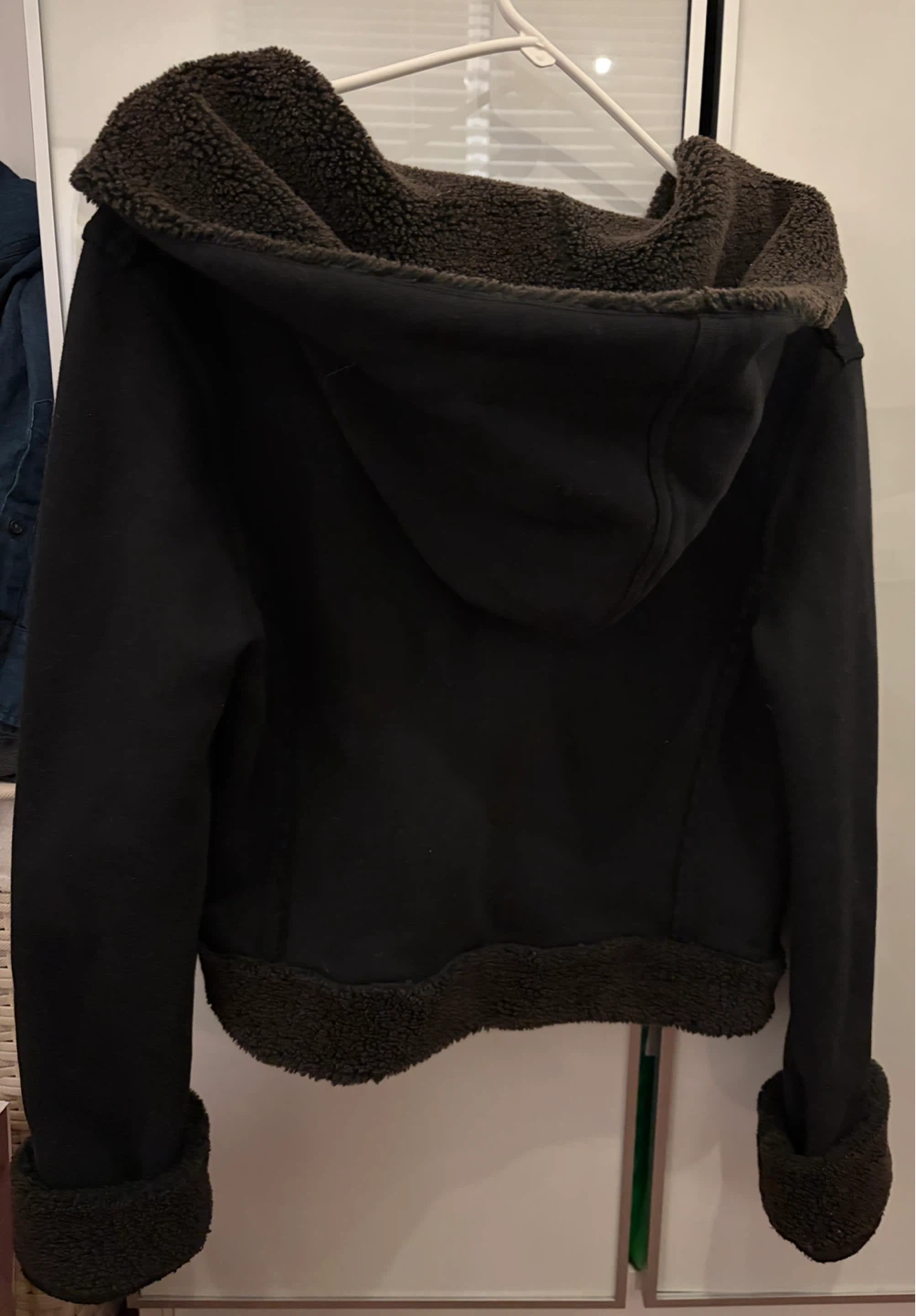 Black Hooded Jacket - Size M - photo 3
