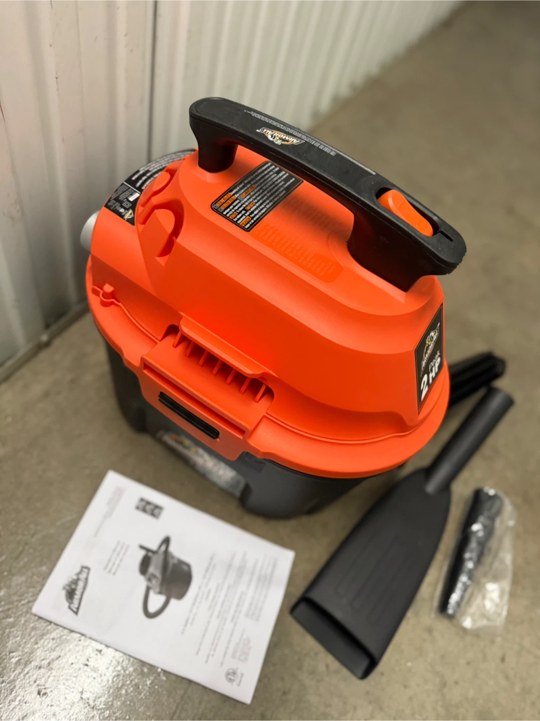 Armor All 2 Peak HP Wet/Dry Vacuum - photo 3