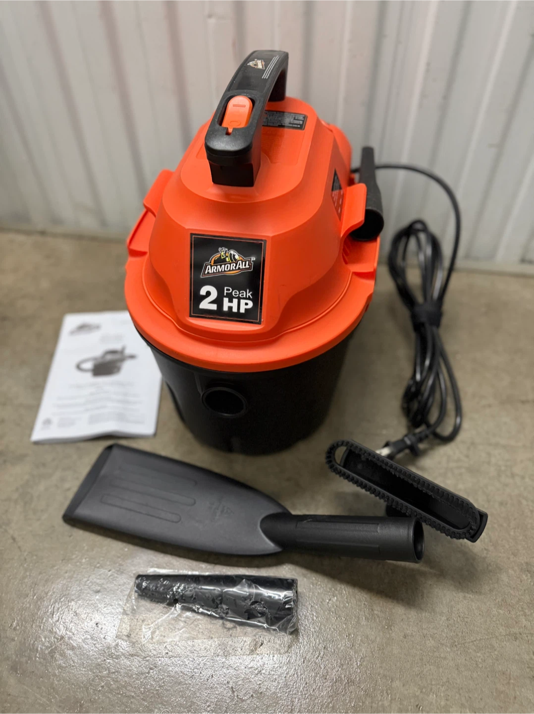 Armor All 2 Peak HP Wet/Dry Vacuum