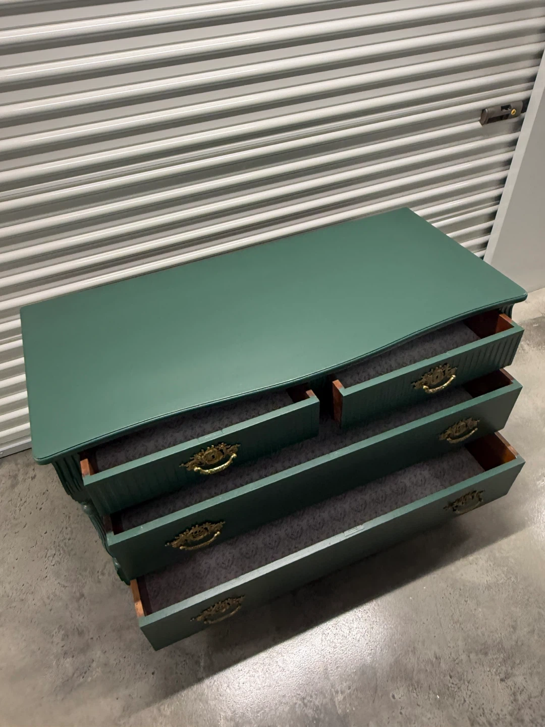 🚨Free Delivery NJ / NY Green Solid Wood Dresser - 4 Drawers - photo 2