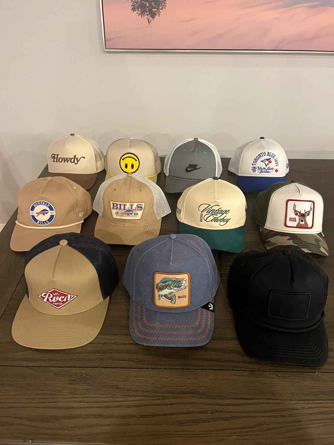 Assorted hats - Nike, Bills, Blue Jays & More!