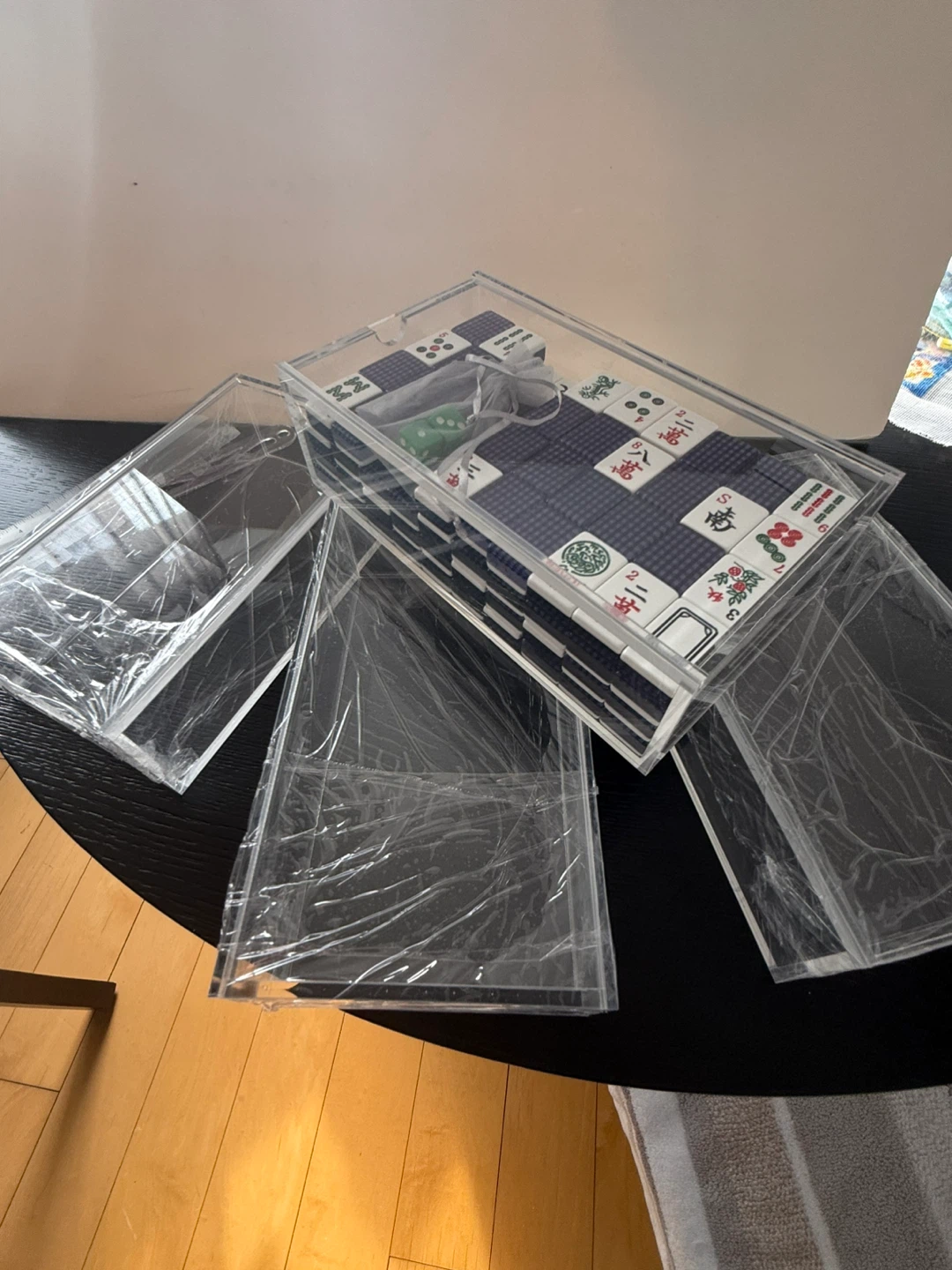 Mahjong Tile Storage Cases - Clear Acrylic - photo 3