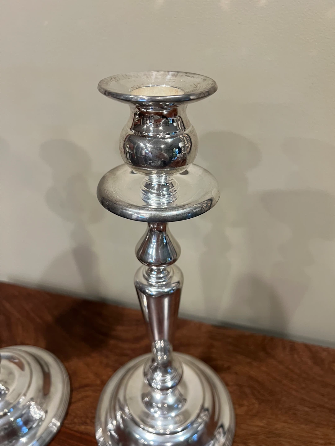 Vintage Silverplated  Candlestick Holders - photo 5