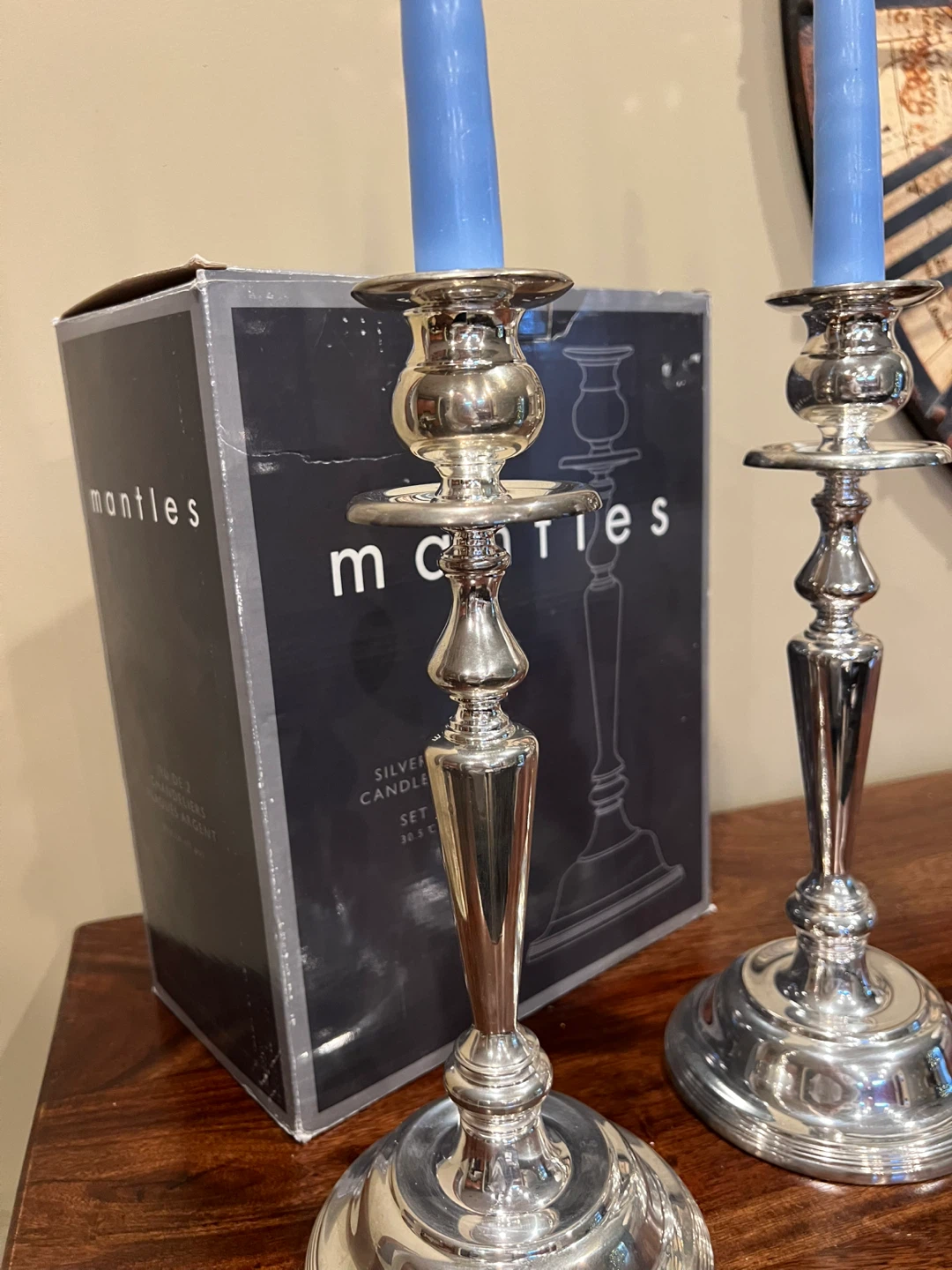 Vintage Silverplated  Candlestick Holders - photo 4