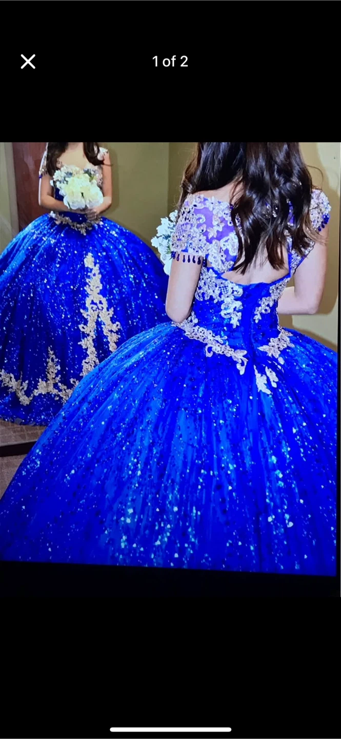 Quinceañera Blue Dress - photo 4