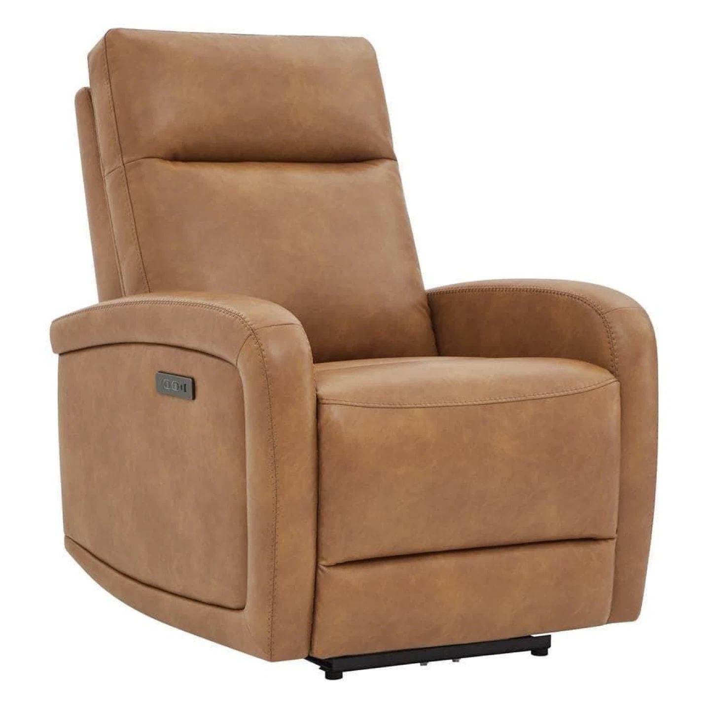 Brown Leather Power Recliner Chair - photo 3