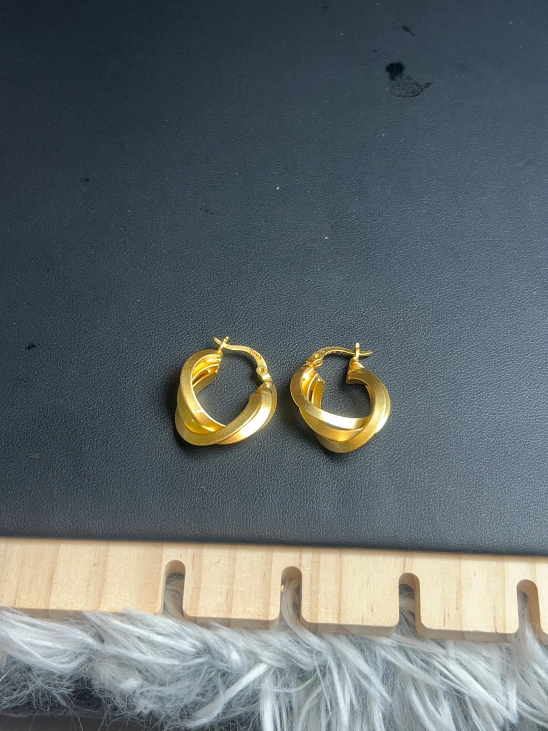 Gold Coloured Hoop Earrings - Assorted Styles - photo 3