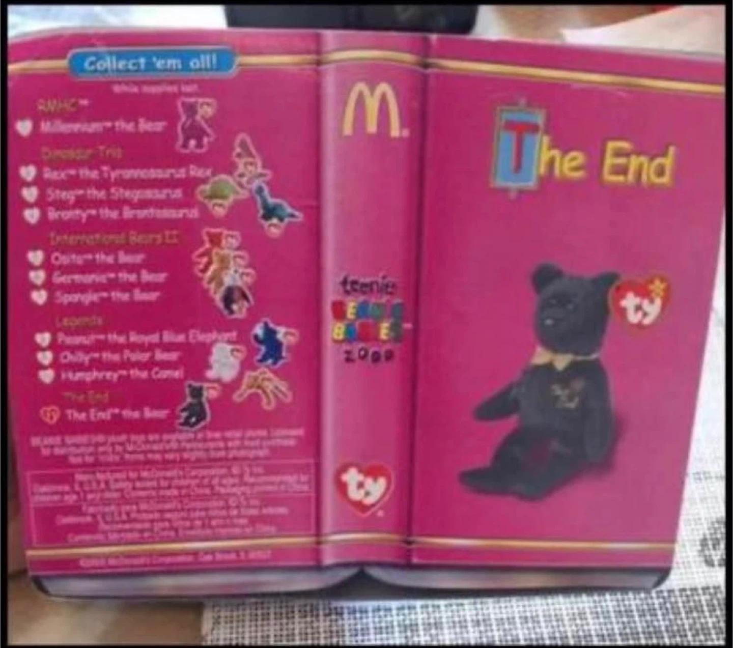 Ty Beanie Baby - The End - McDonald's 1999 - photo 3