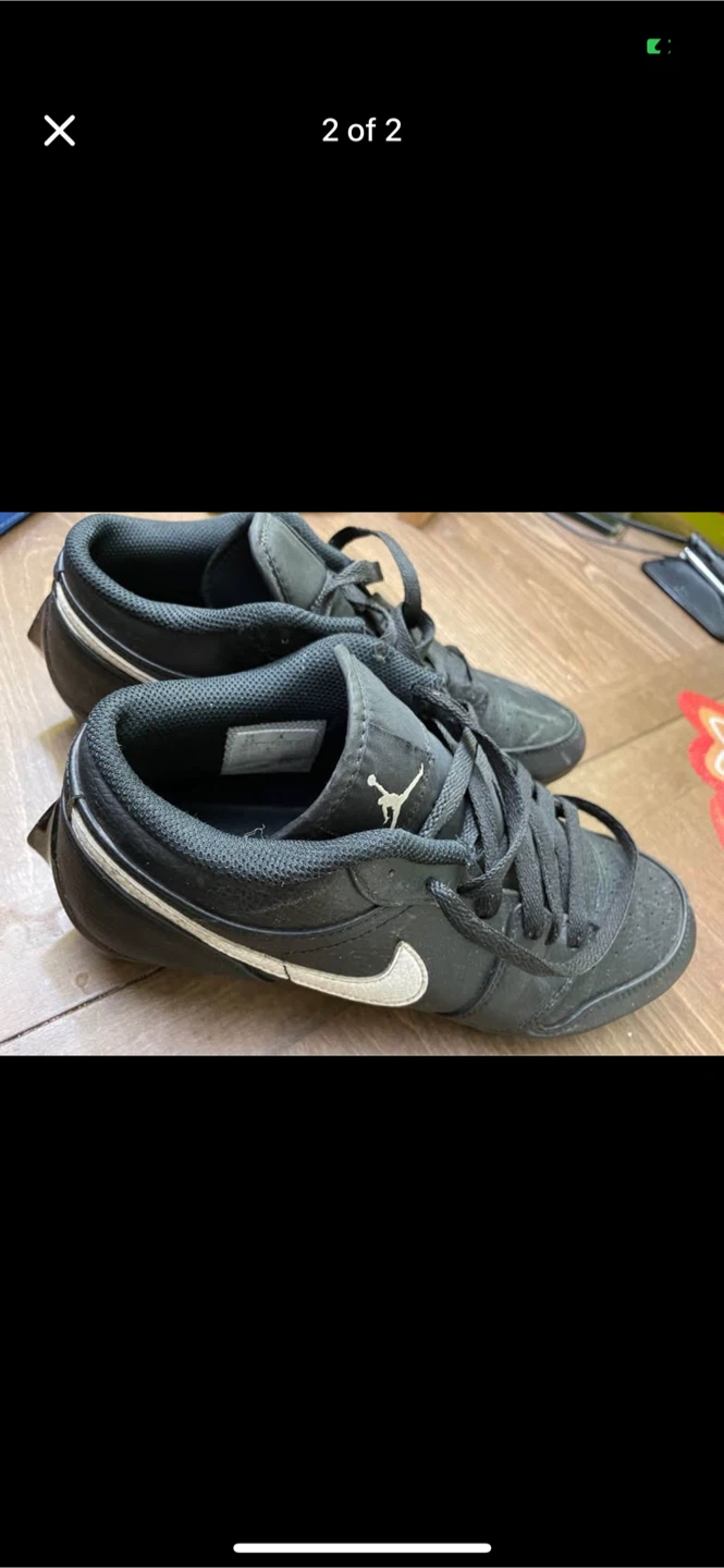 Air Jordan 1 Low Black/White Kids Size 7.5