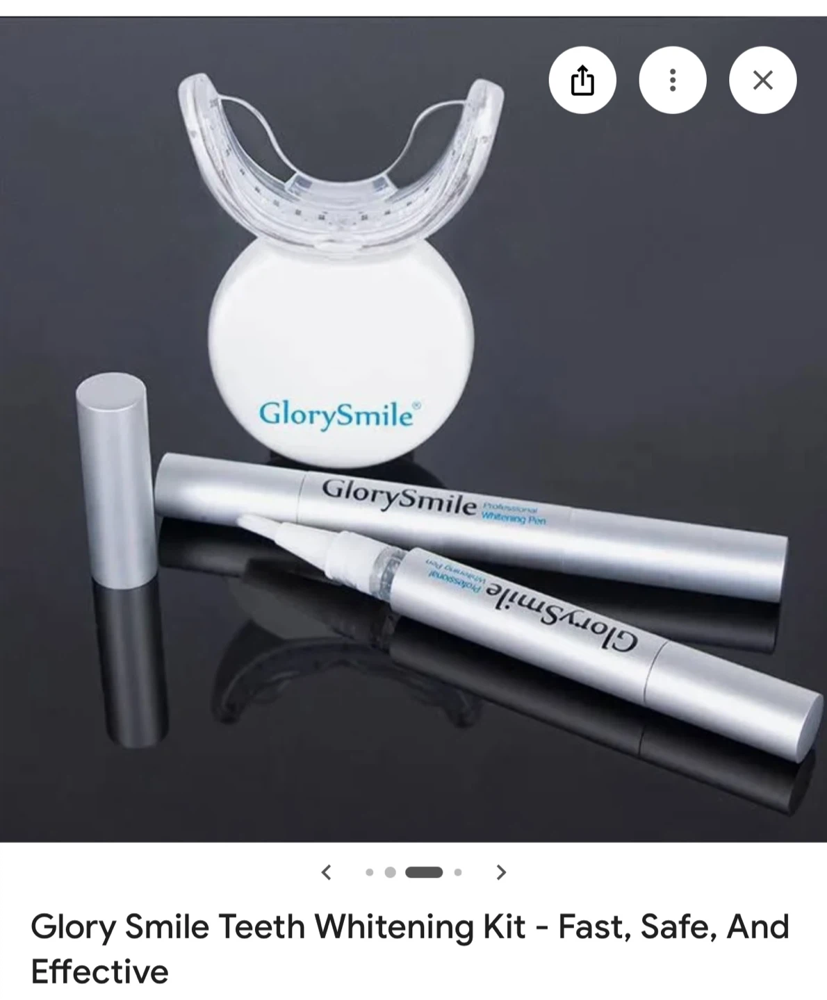 GlorySmile Teeth Whitening LED Kit - New - photo 3