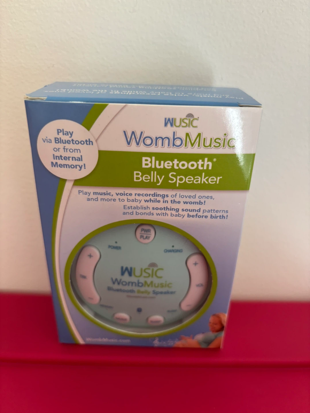 Wusic WombMusic Bluetooth Belly Speaker - New in Box!