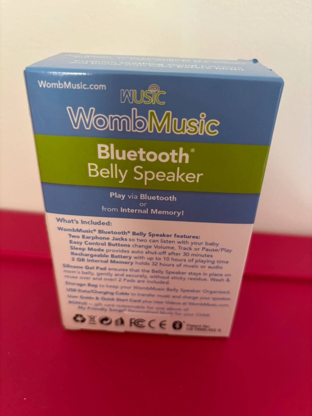 Wusic WombMusic Bluetooth Belly Speaker - New in Box! - photo 2