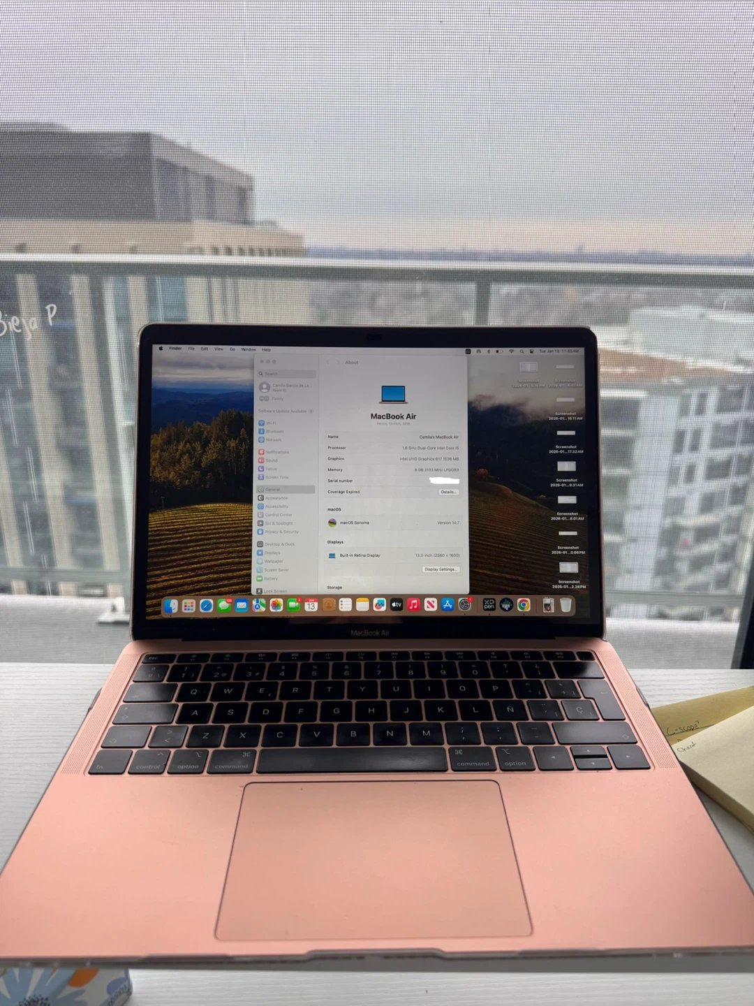 MacBook Air 13” Retina (2018) – 8GB RAM – Great Condition