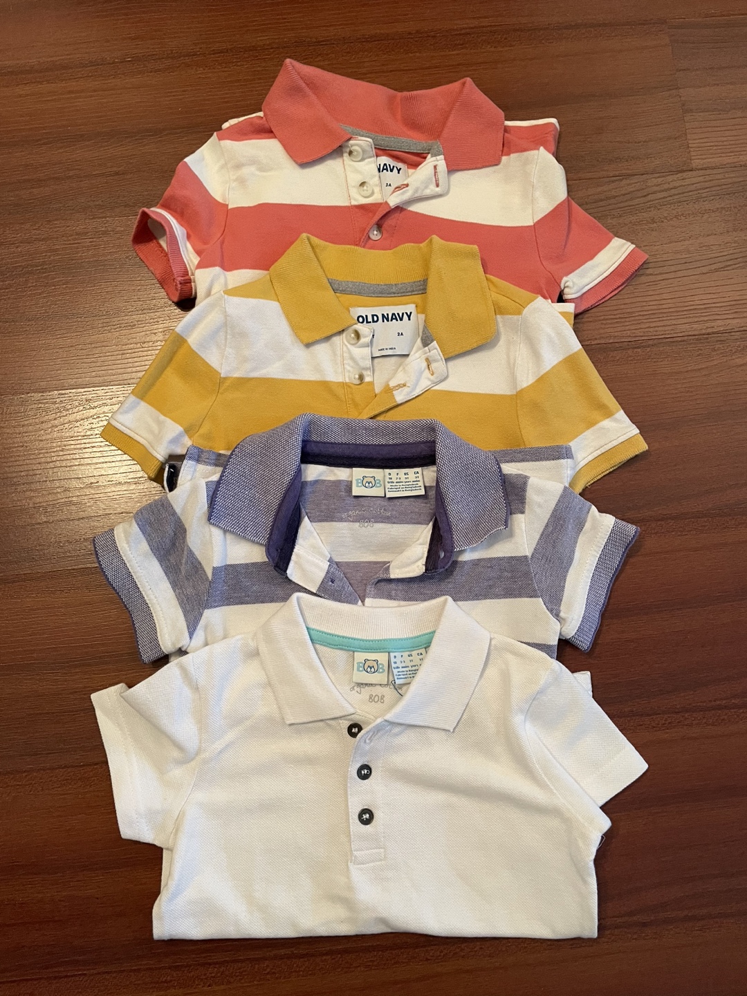 Toddler 2-3T collared short sleeves