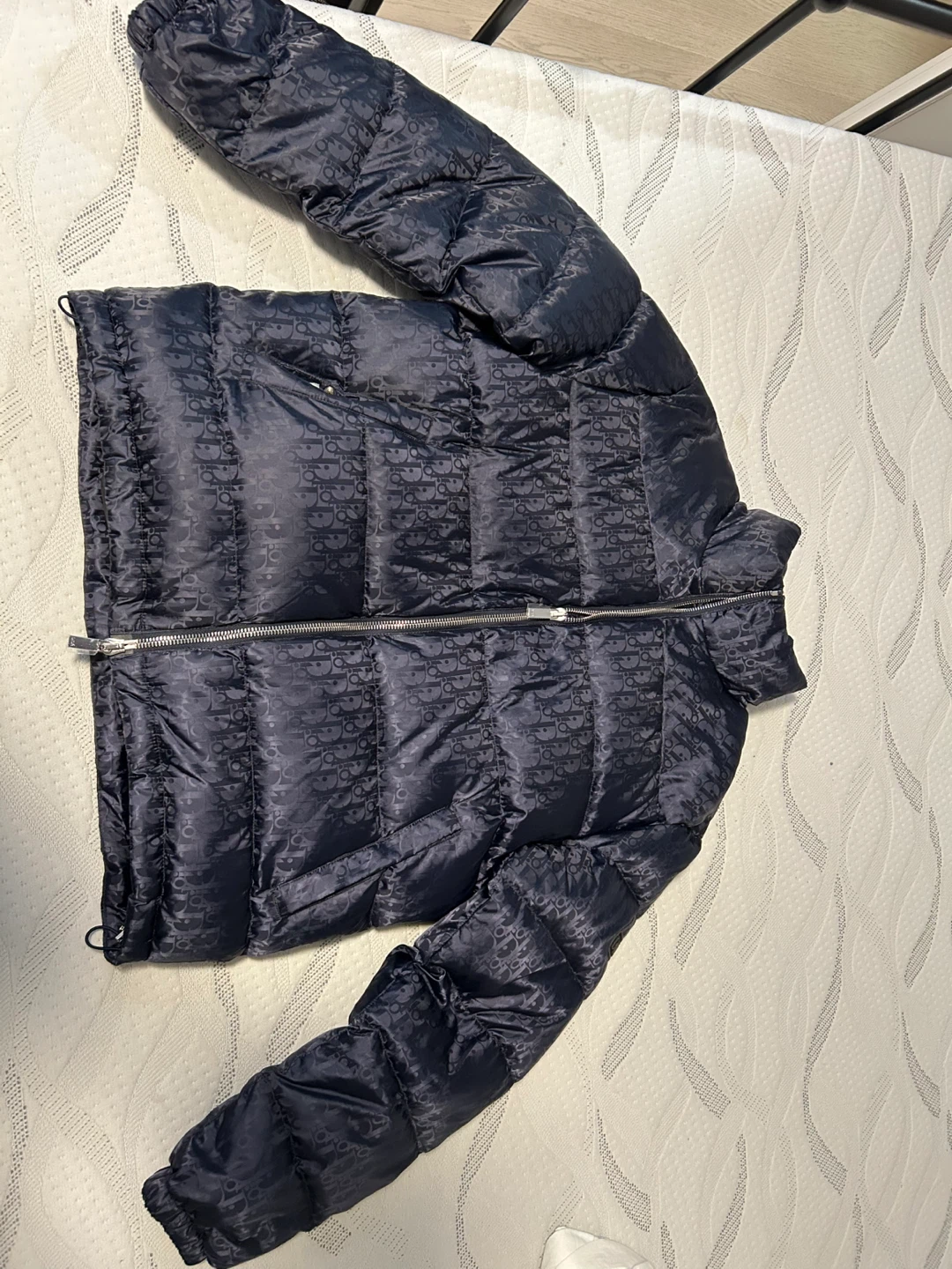 Dior puffer Jacket - Navy Blue
