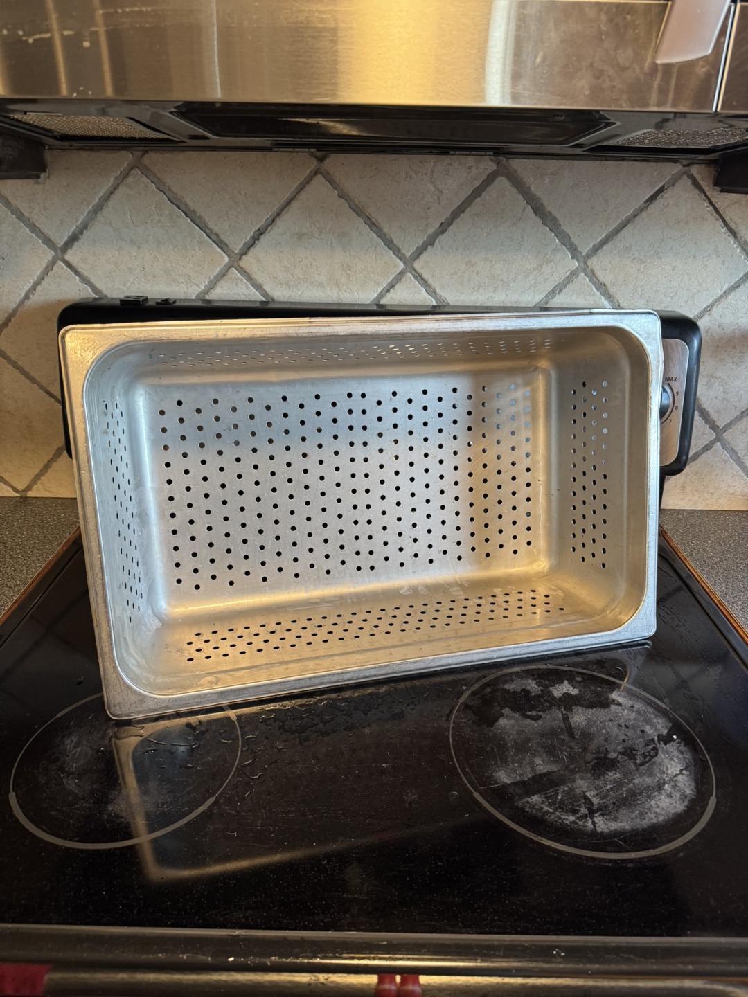 Perforated Stainless Steel Steam Table Pan - 6" Deep - photo 3