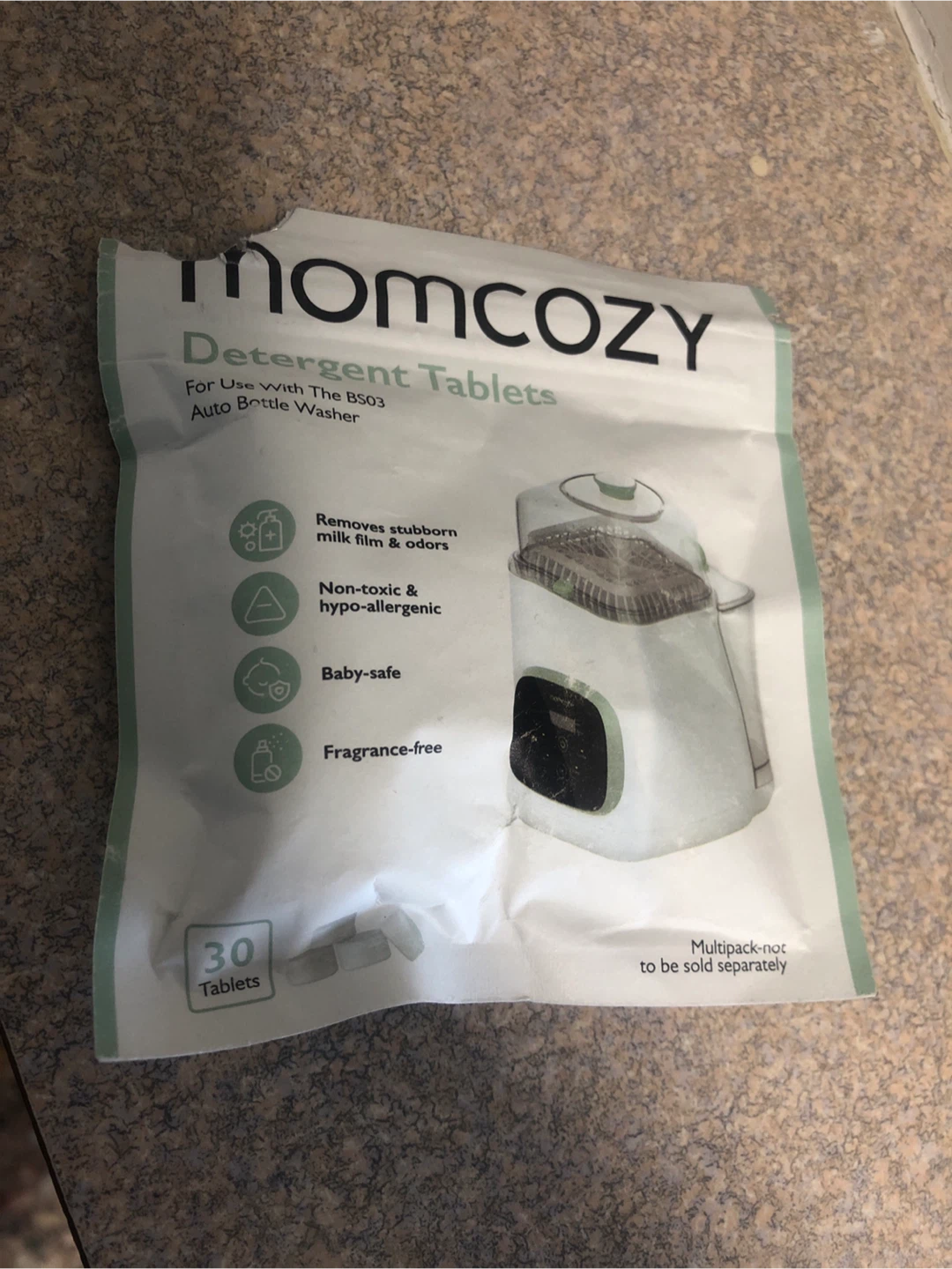 NEW-Momcozy Detergent Tablets for B503 Auto Bottle Washer - photo 3