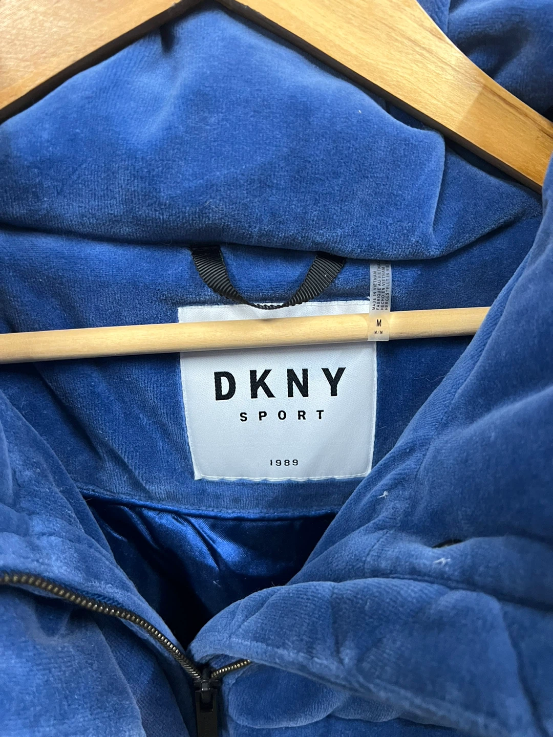 DKNY Sport Blue Puffer Jacket - Size M - photo 3