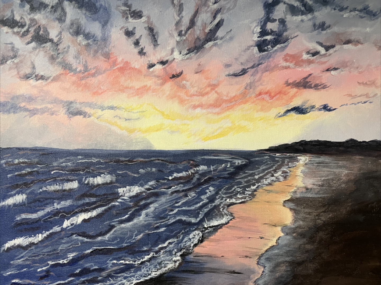 Acrylic Painting - Sunset - photo 2