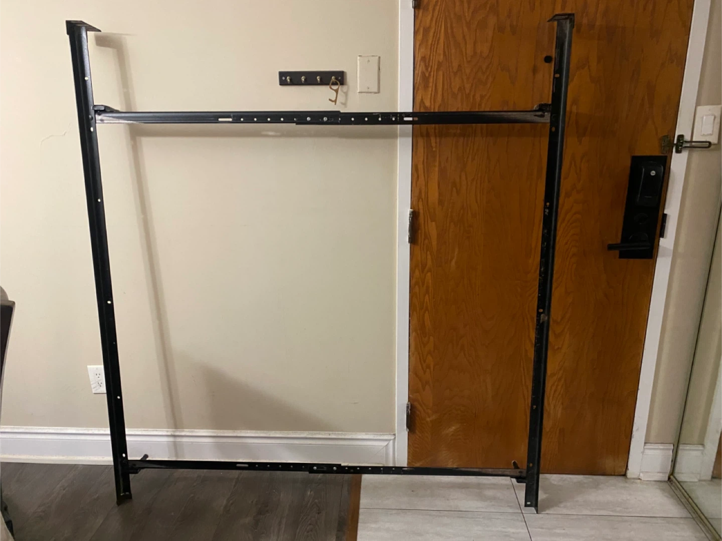 Queen Size metal Bed Frame + spring box - photo 3