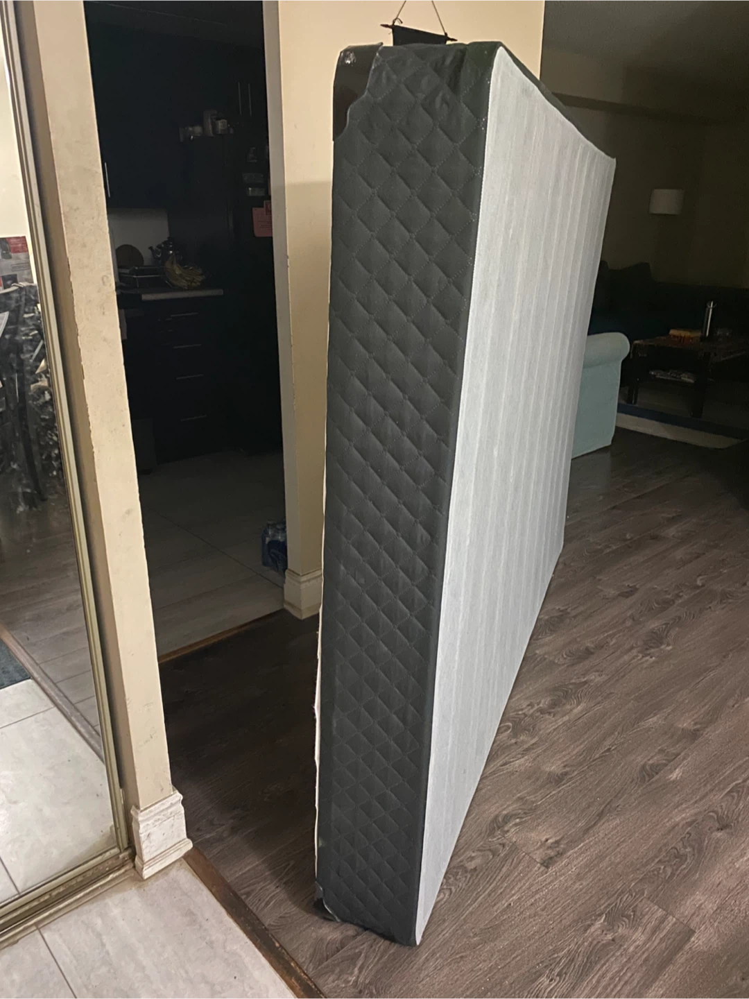 Queen Size metal Bed Frame + spring box