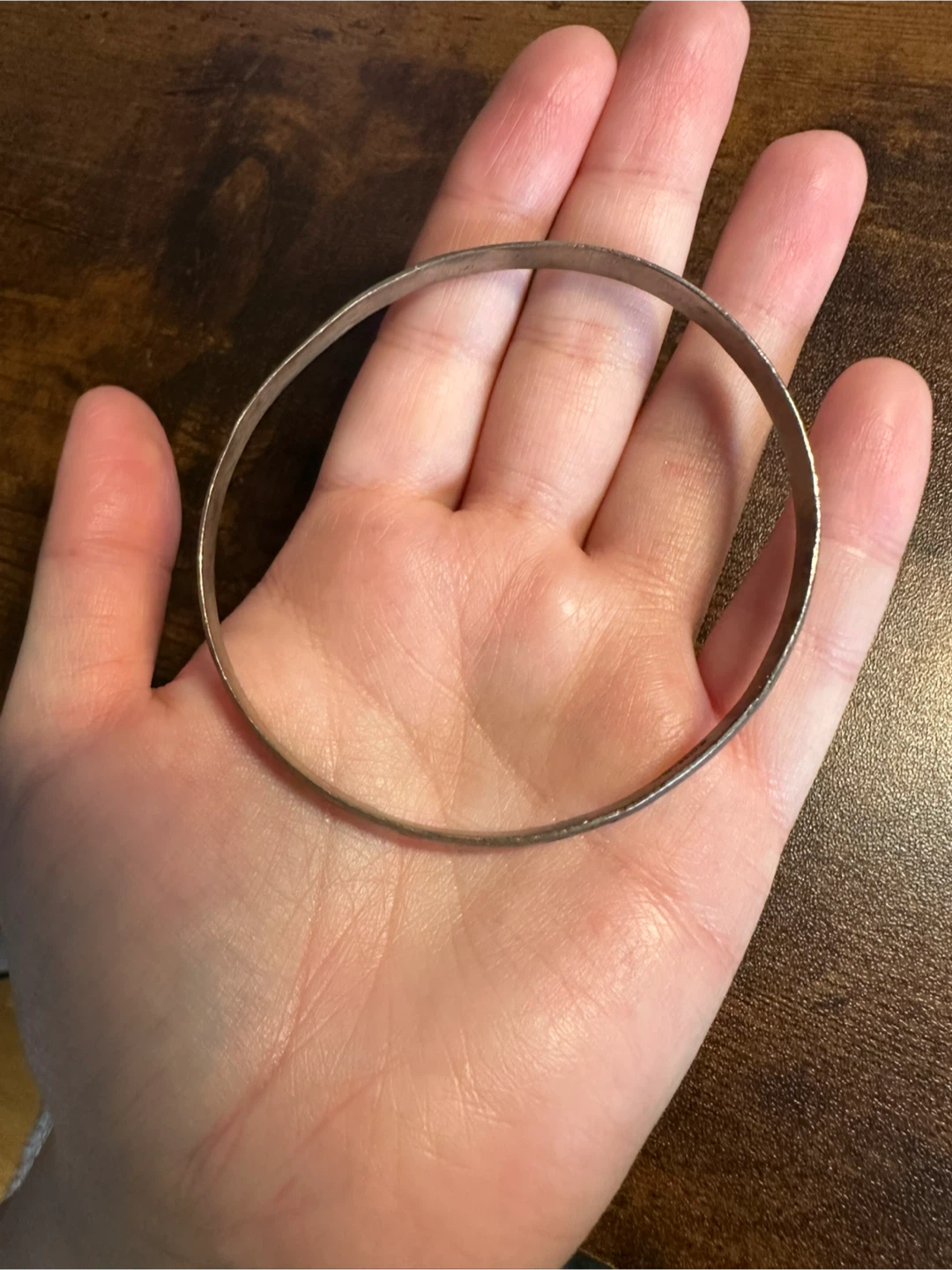 Vintage Mexican Silver Bangle Bracelet - photo 3