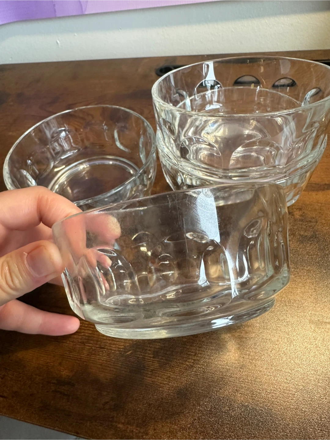 Arcoroc France Glass Bowls - Set of 4