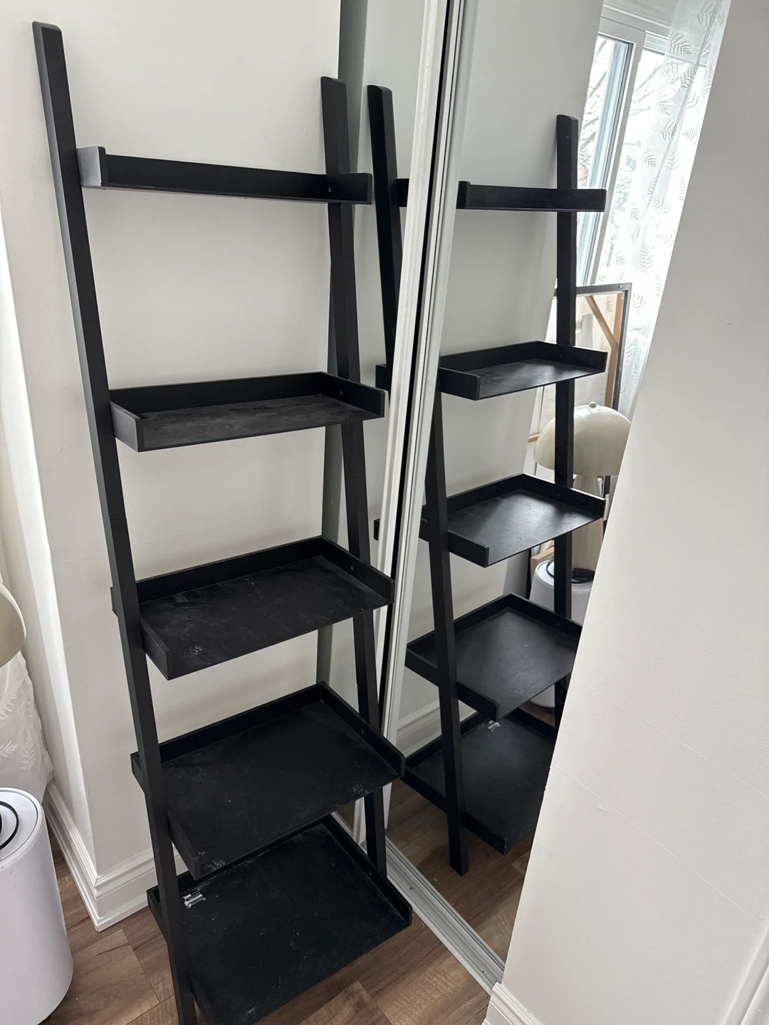 Black Ladder Shelf