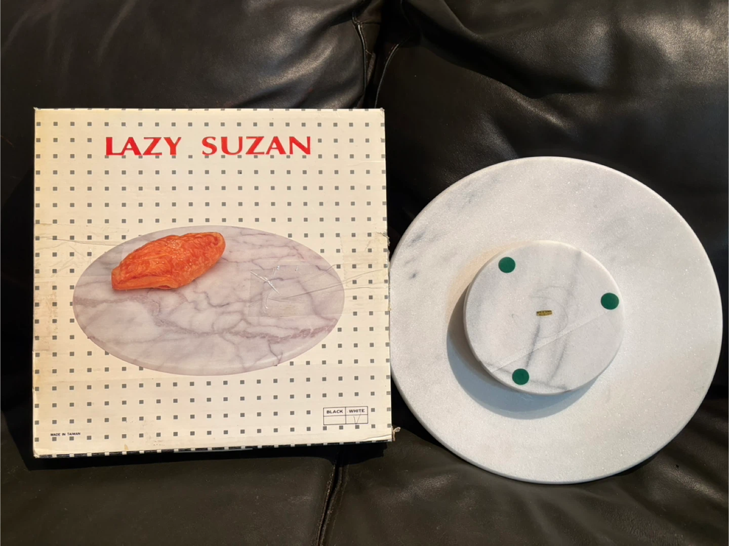 Lazy Susan Marble Turntable - New in Box! - photo 2