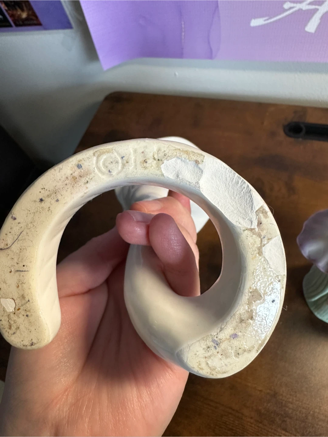 Vintage Ceramic Floral Candle Holders - photo 5
