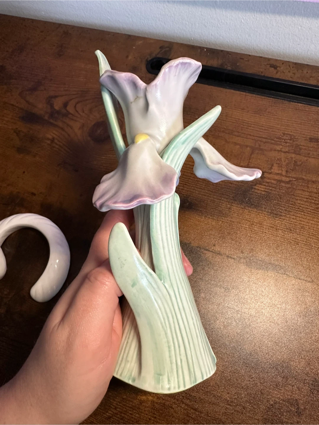 Vintage Ceramic Floral Candle Holders - photo 4