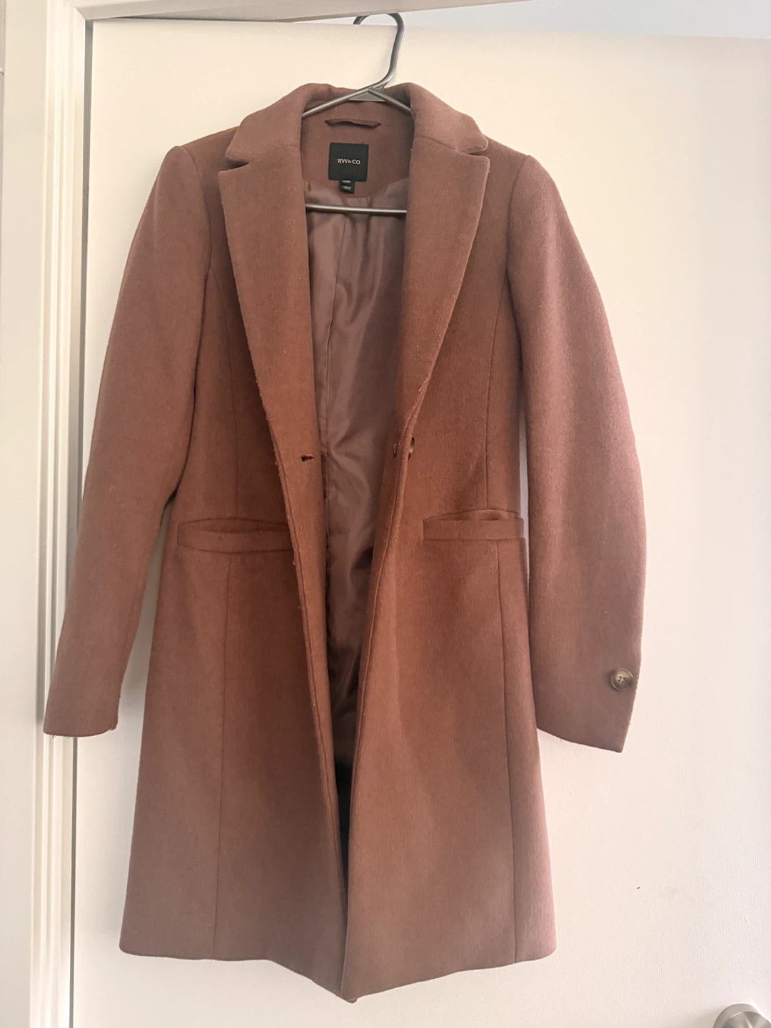 RW&CO. Wool Blend Coat - Size XXS