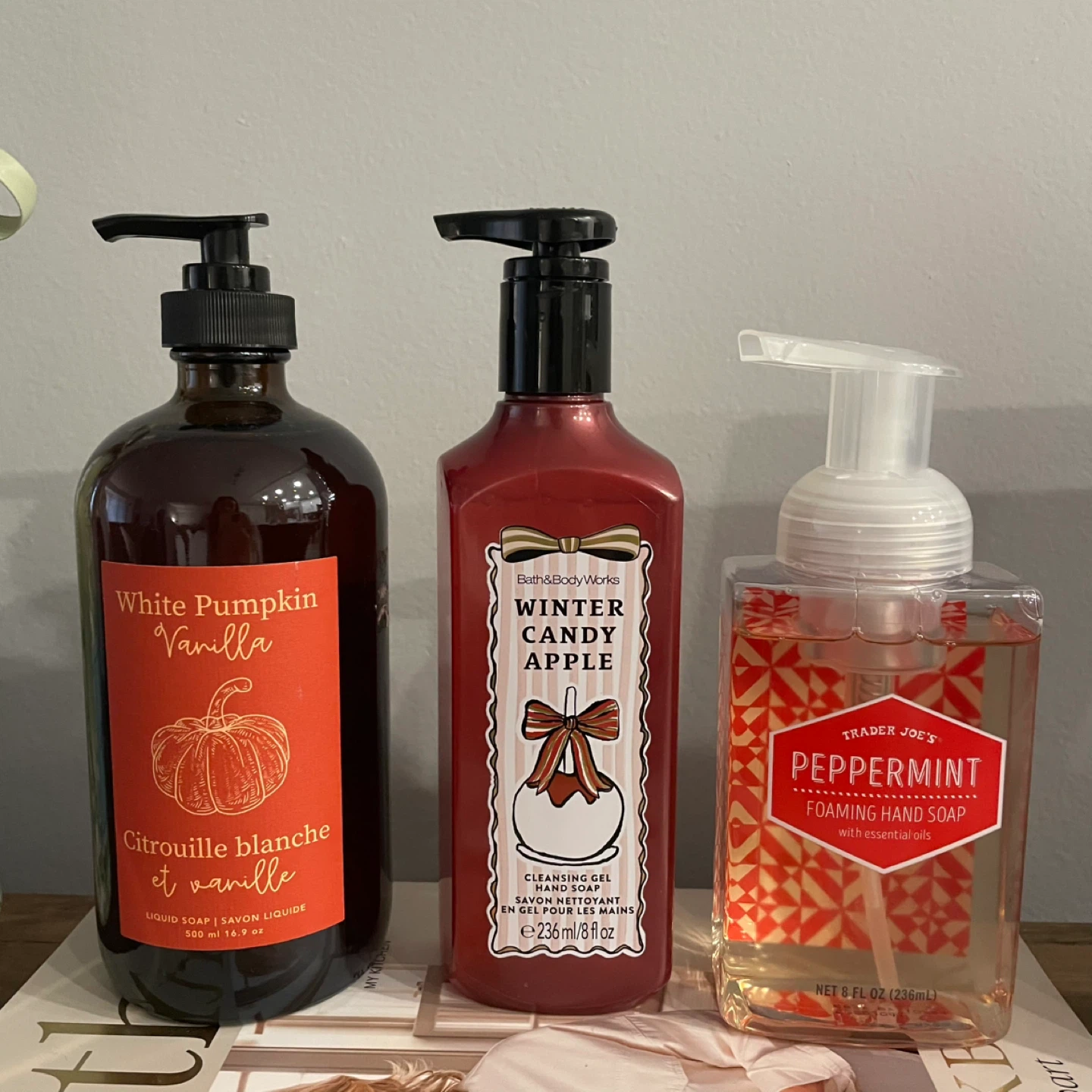 Three Scented Hand Soaps