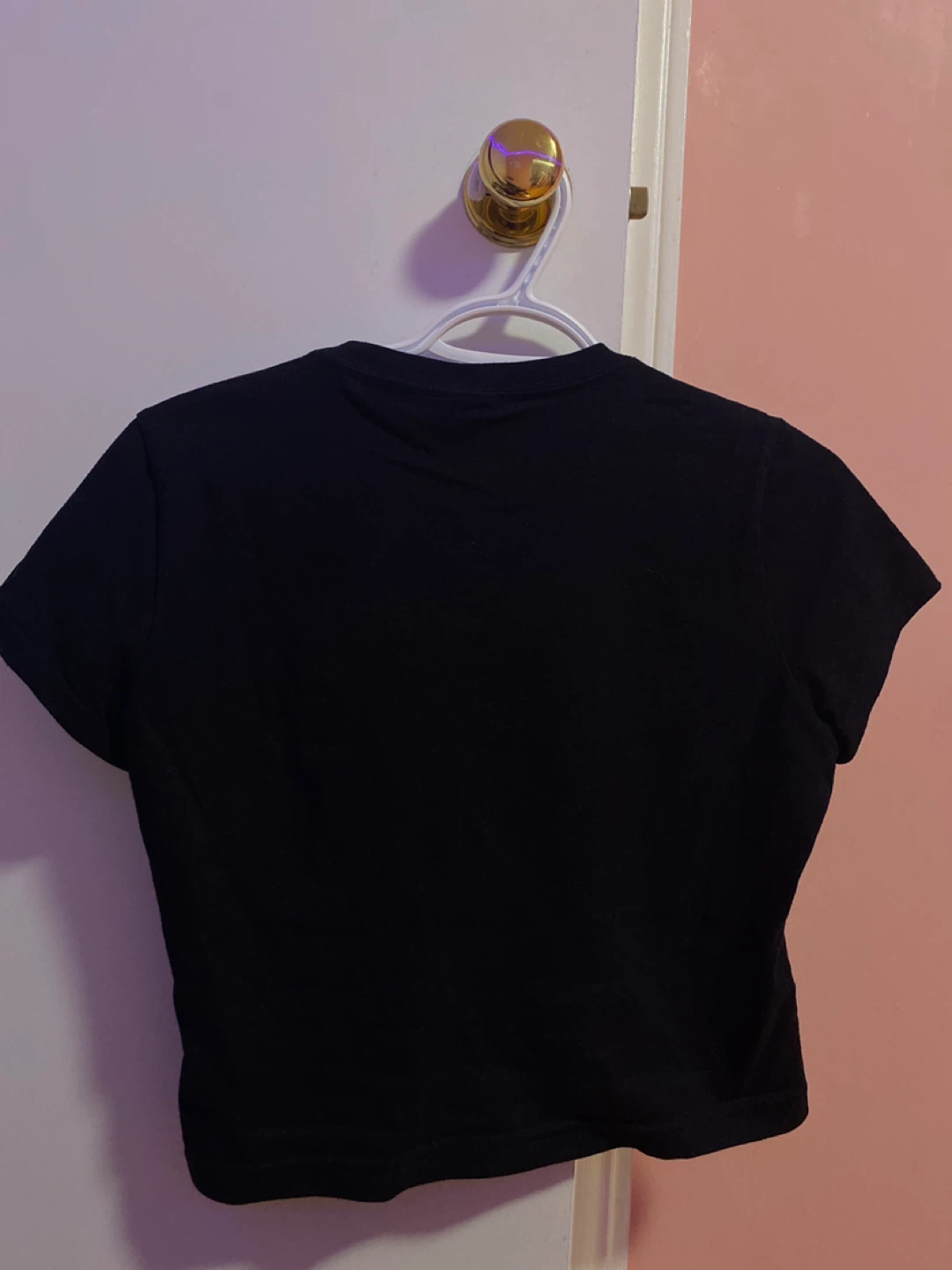 October's Very Own Black Crop Top - Size Small - photo 2