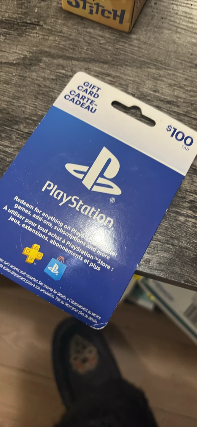 PlayStation $100 Giftcard