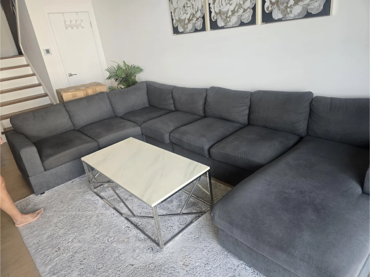 Grey Sectional Sofa - photo 2