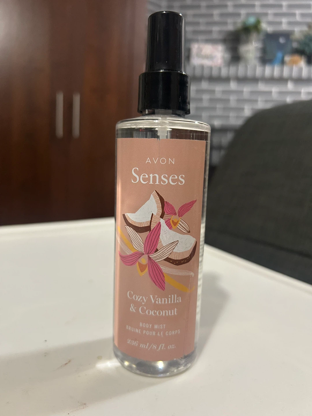 BRAND NEW Avon Senses Cozy Vanilla & Coconut Body Mist
