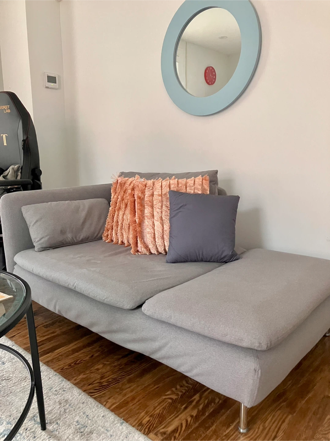 IKEA Soderhamn Sofa with Chaise - Grey