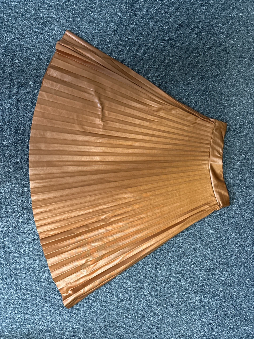Pleated Skirt - Bronze Colour