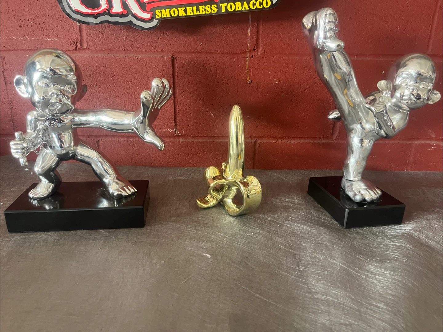 Chrome Kung Fu monkeys