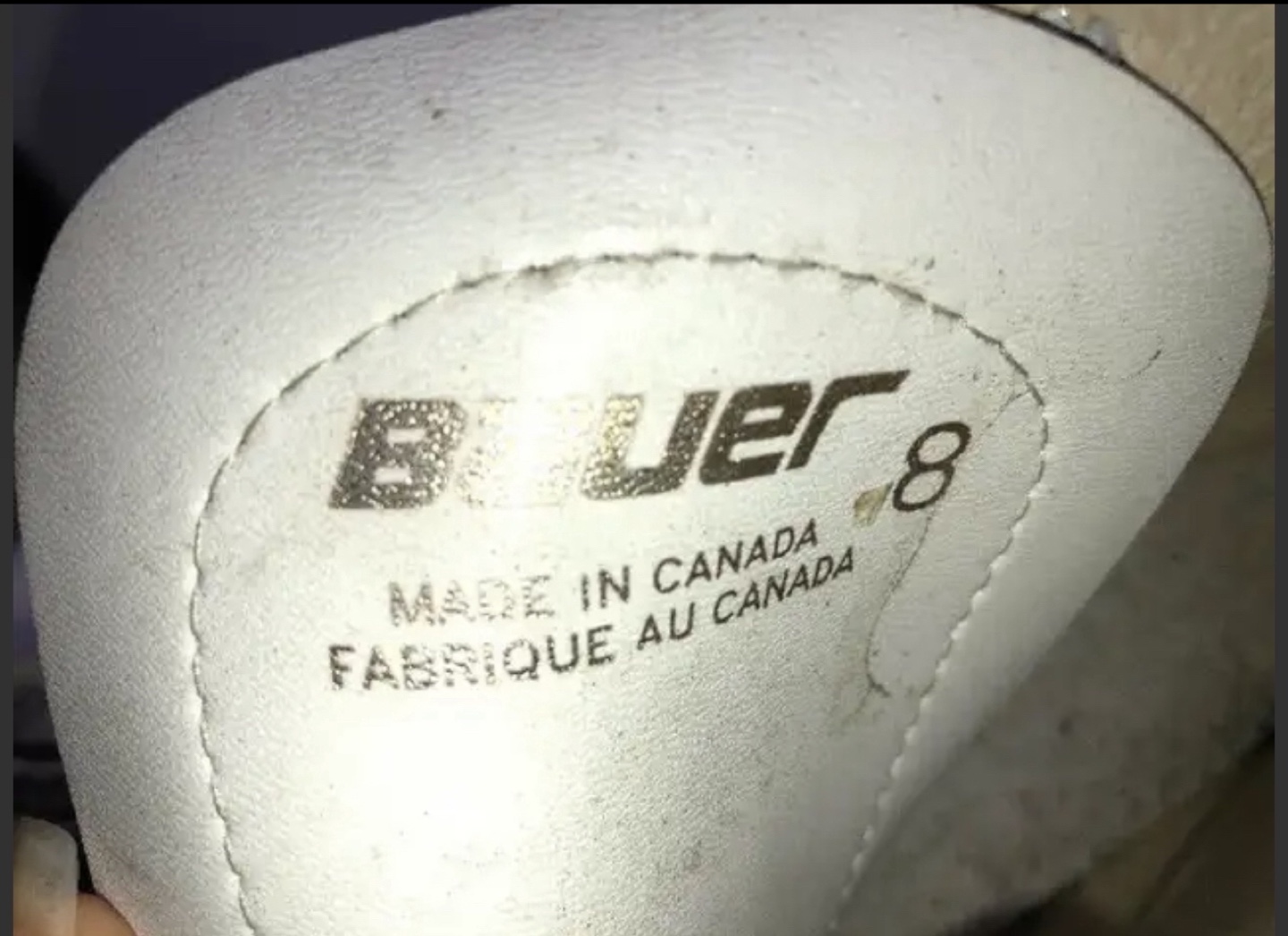 Bauer White Ice Skates - Size 8 - photo 2