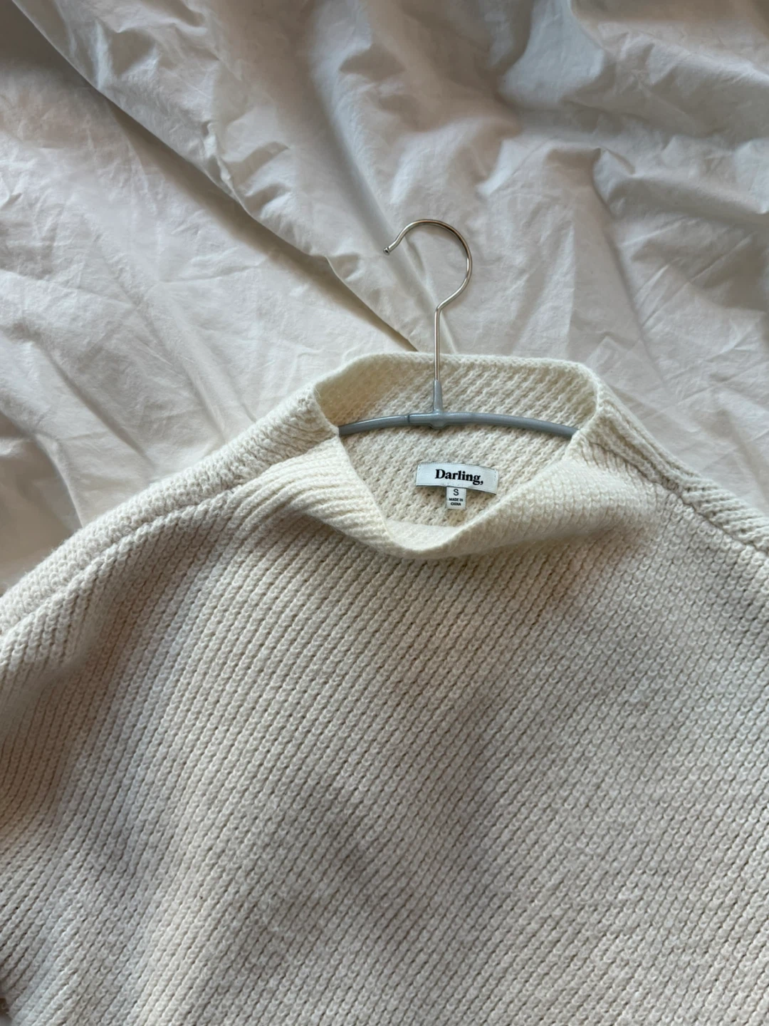 Darling Cream Knit Sweater