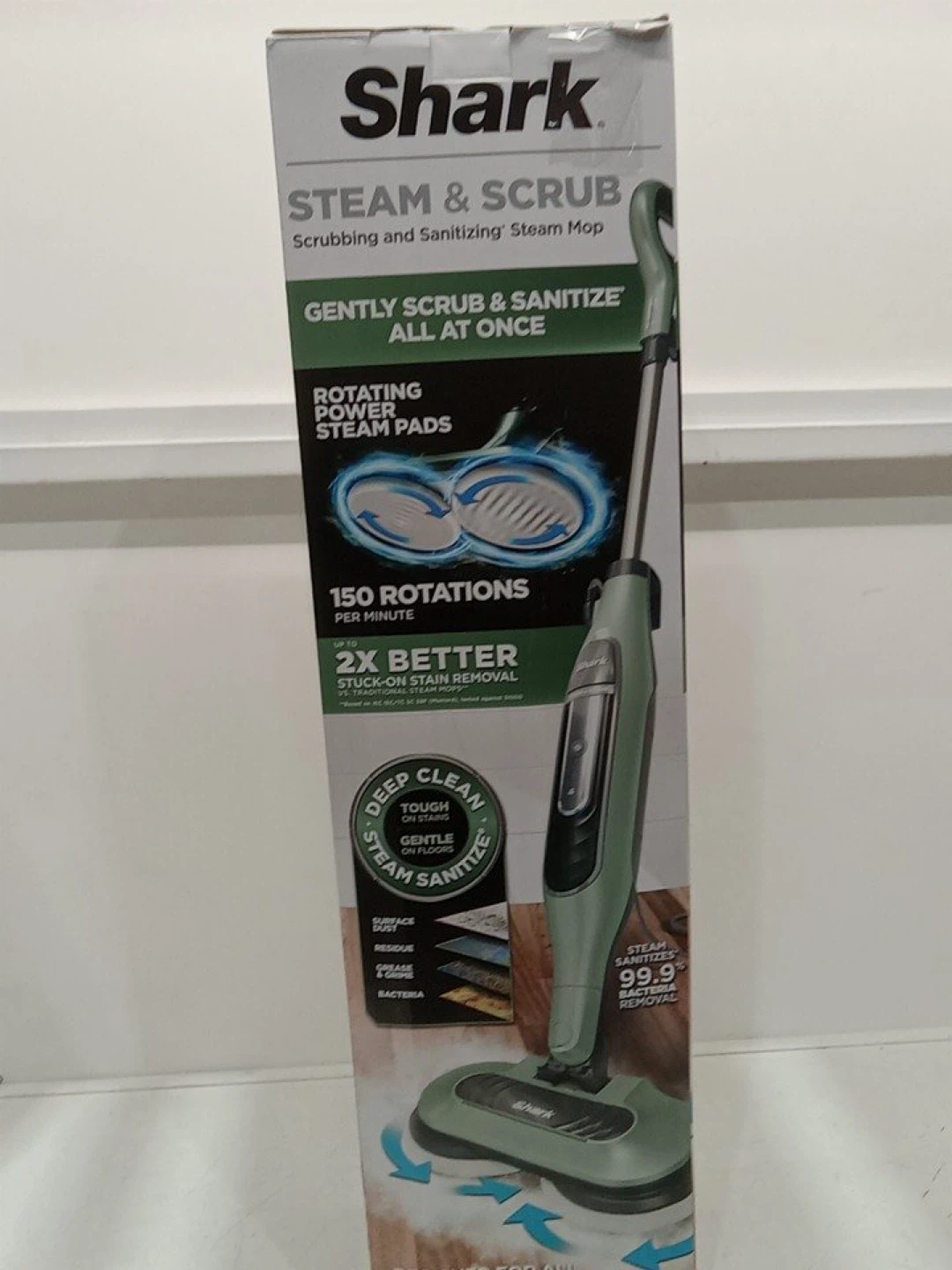 Shark Steam & Scrub Mop - Like New!