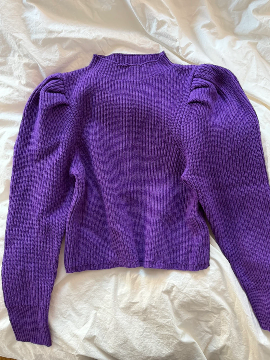 Sandro Purple Knit Sweater
