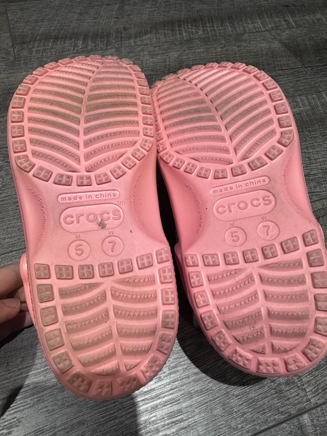 Crocs Classic Clog, Size 7, Pink - photo 3