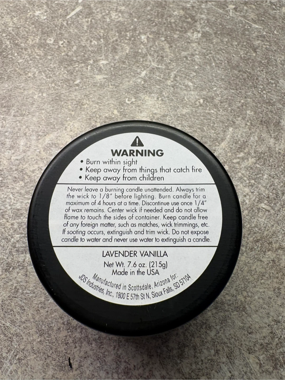 Lavender Vanilla Candle - photo 2