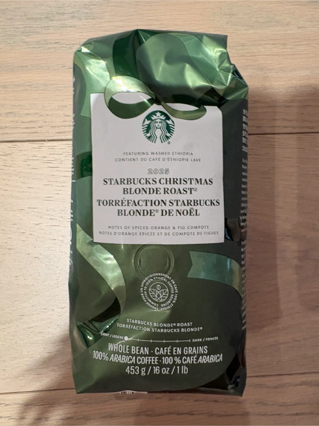 Starbucks Christmas Blonde Roast Coffee - 453g