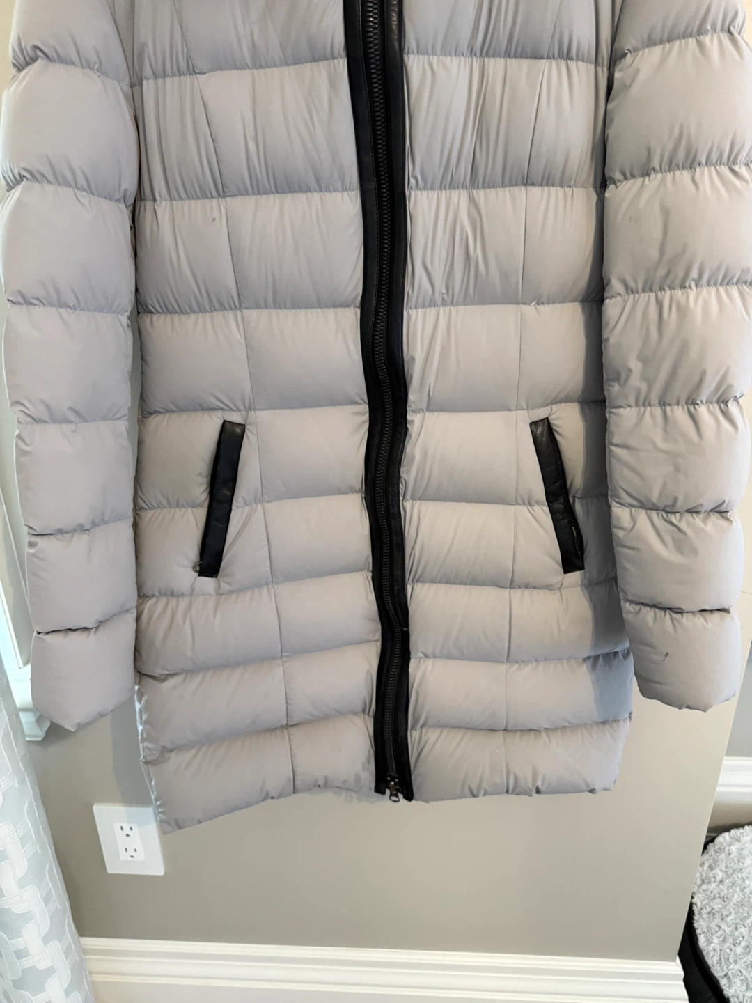 Mackage Down Puffer Coat with Fur Hood - Size S - photo 3