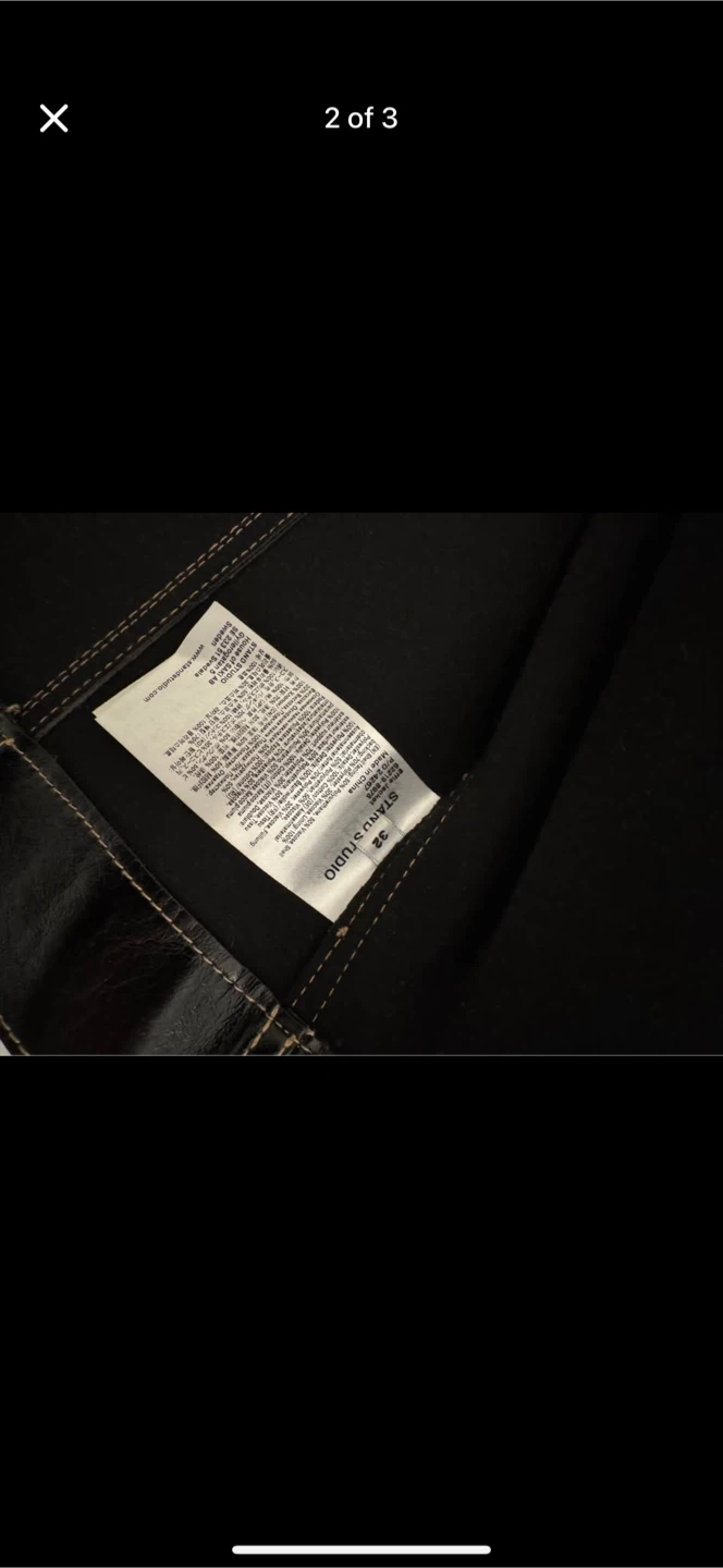 STAND STUDIO Black Leather Jacket Size 32 - photo 2