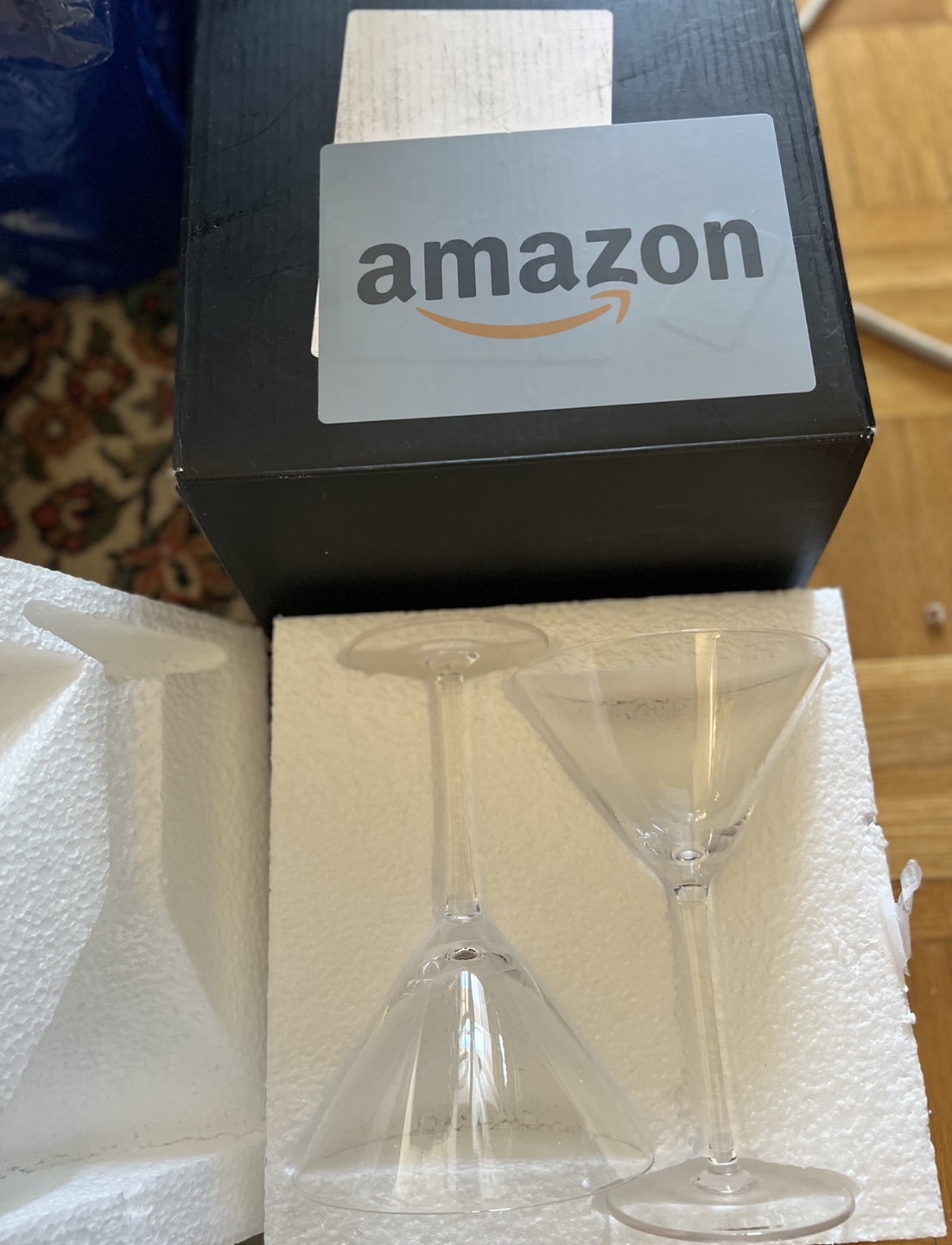 Brand New-Amazon Martini Glasses - Set of 2